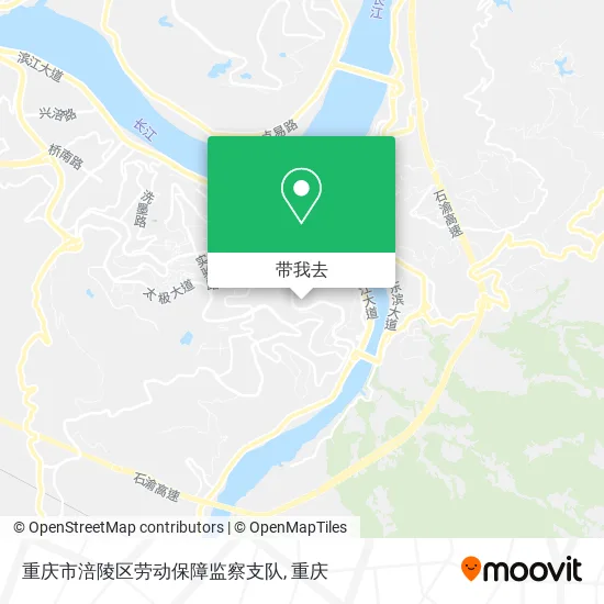 重庆市涪陵区劳动保障监察支队地图