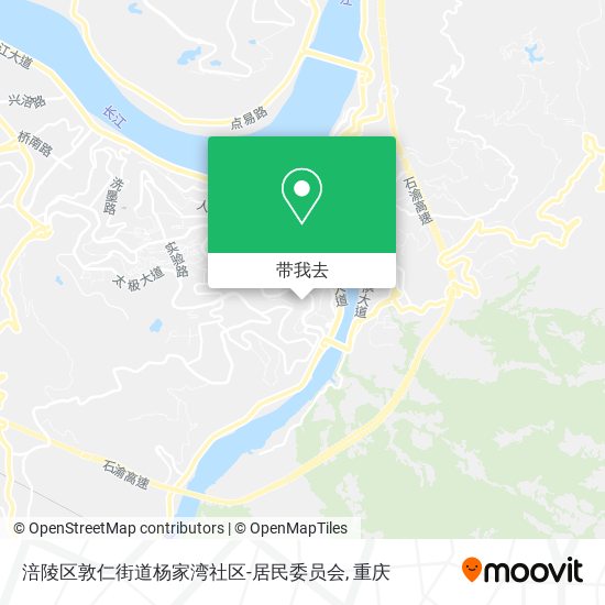 涪陵区敦仁街道杨家湾社区-居民委员会地图