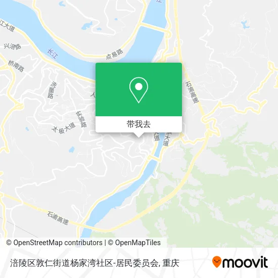 涪陵区敦仁街道杨家湾社区-居民委员会地图