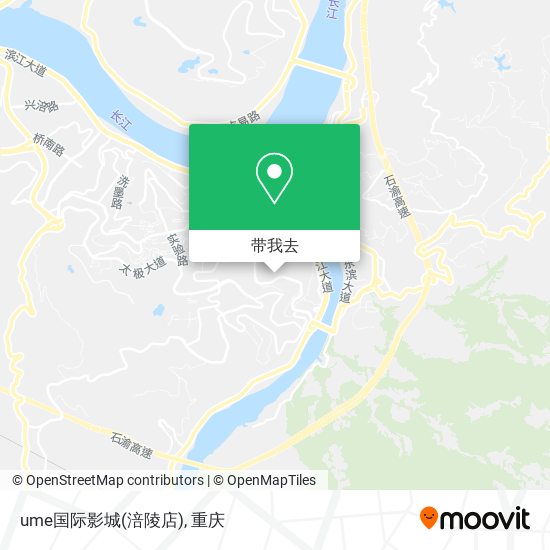 ume国际影城(涪陵店)地图