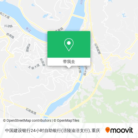 中国建设银行24小时自助银行(涪陵渝涪支行)地图