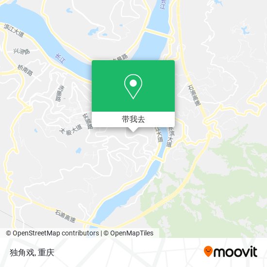 独角戏地图