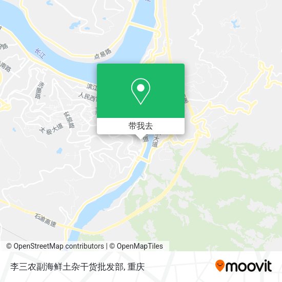 李三农副海鲜土杂干货批发部地图