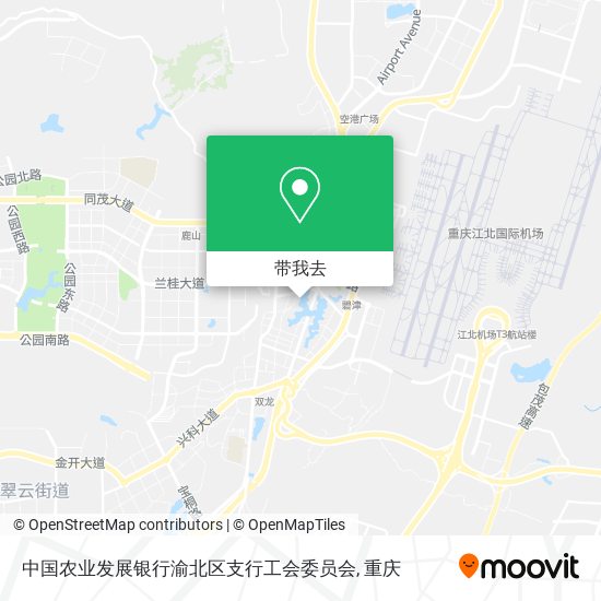 中国农业发展银行渝北区支行工会委员会地图
