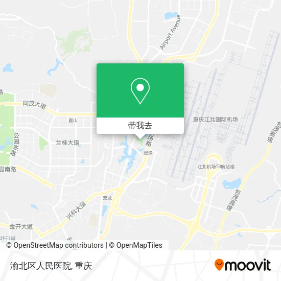 渝北区人民医院地图