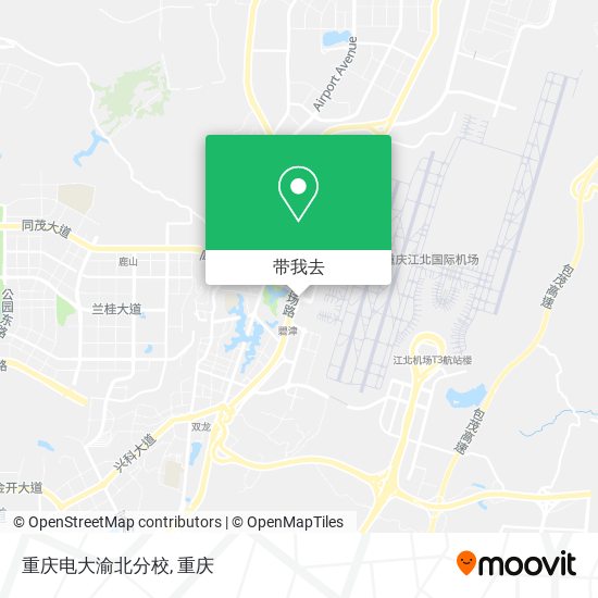 重庆电大渝北分校地图