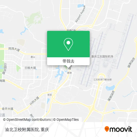 渝北卫校附属医院地图