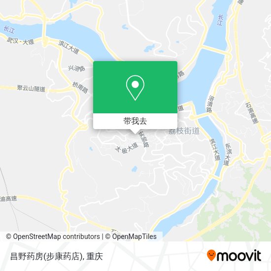 昌野药房(步康药店)地图