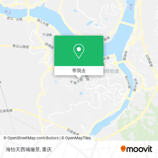 海怡天西城俪景地图