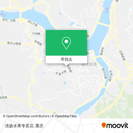 清扬水果专卖店地图