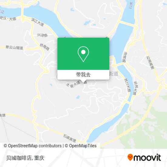 贝城咖啡店地图