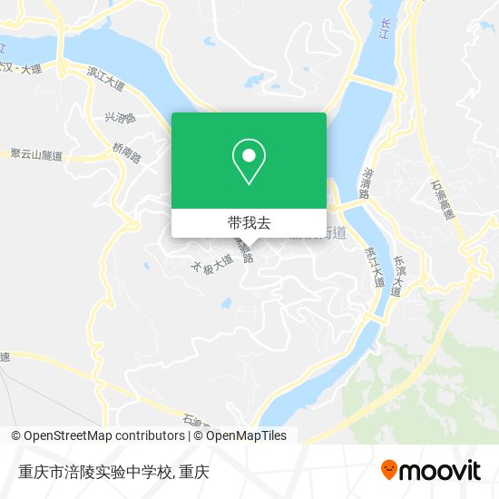 重庆市涪陵实验中学校地图