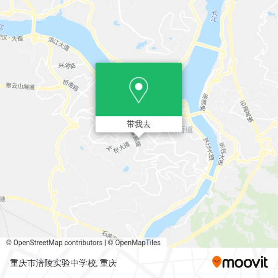 重庆市涪陵实验中学校地图