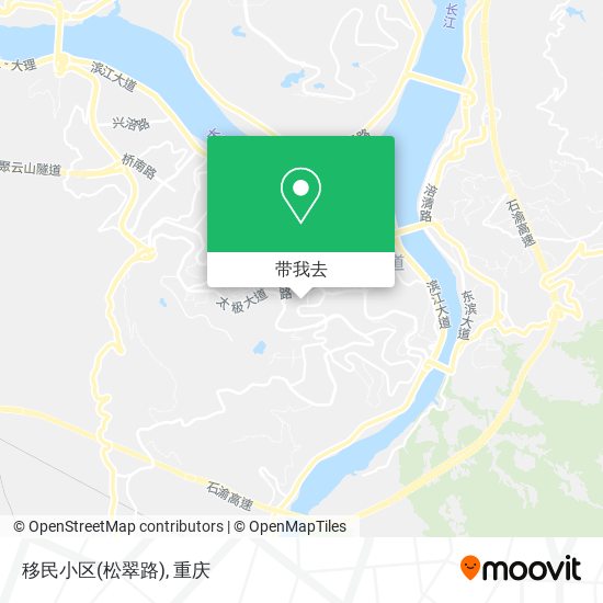 移民小区(松翠路)地图