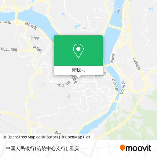 中国人民银行(涪陵中心支行)地图