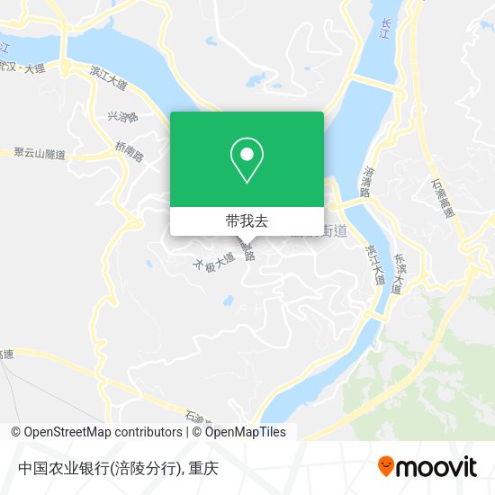 中国农业银行(涪陵分行)地图