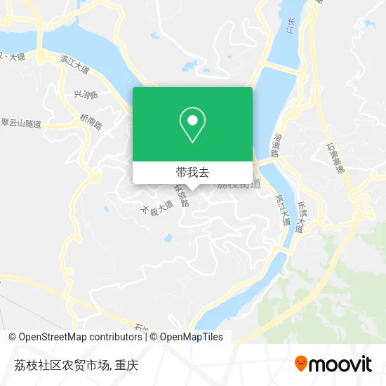 荔枝社区农贸市场地图