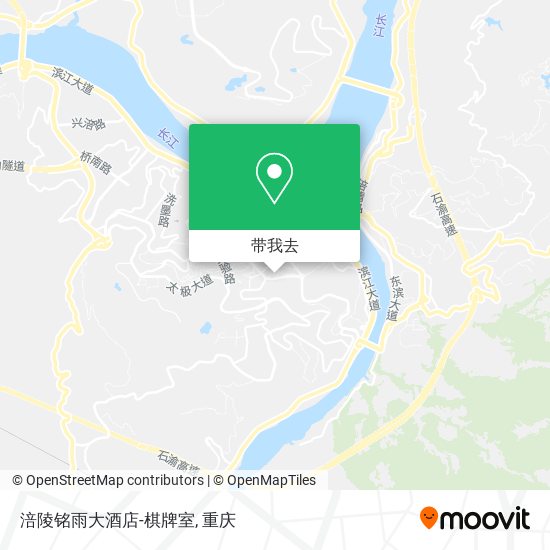 涪陵铭雨大酒店-棋牌室地图