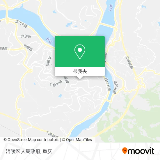 涪陵区人民政府地图