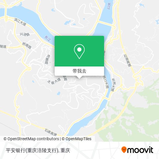 平安银行(重庆涪陵支行)地图