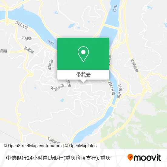 中信银行24小时自助银行(重庆涪陵支行)地图
