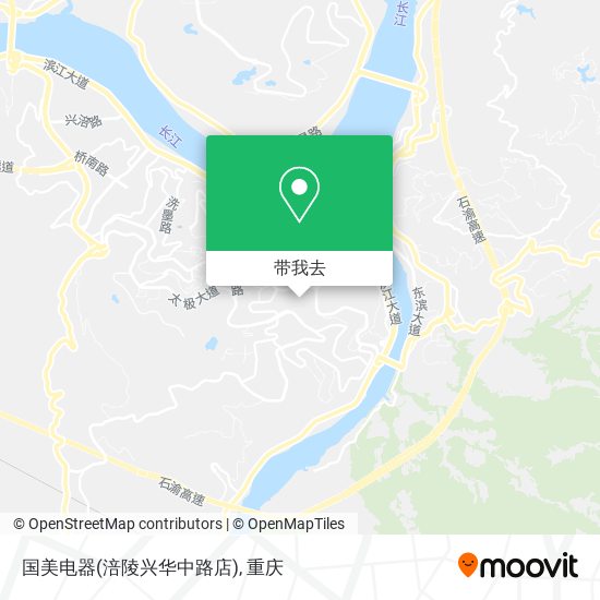 国美电器(涪陵兴华中路店)地图