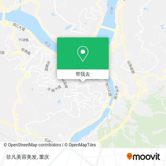 菲凡美容美发地图