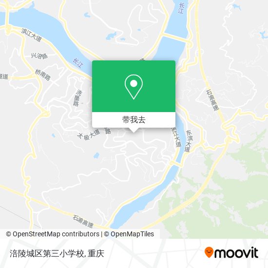 涪陵城区第三小学校地图
