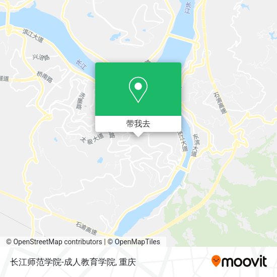 长江师范学院-成人教育学院地图