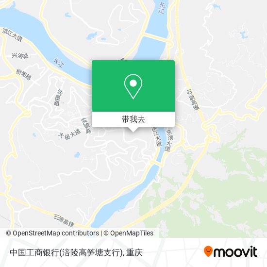 中国工商银行(涪陵高笋塘支行)地图