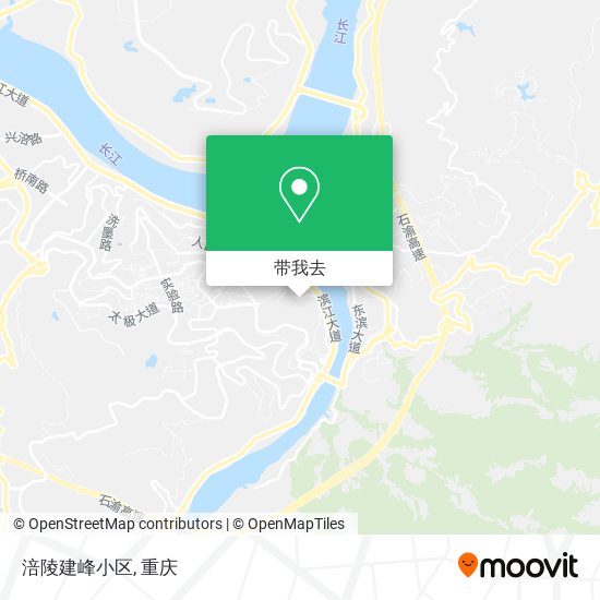 涪陵建峰小区地图