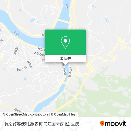 昆仑好客便利店(森柯·尚江国际西北)地图