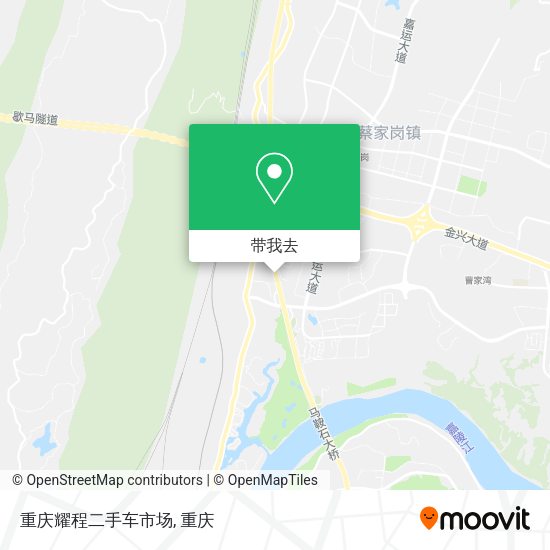 重庆耀程二手车市场地图