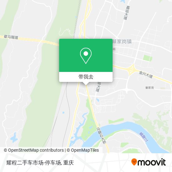 耀程二手车市场-停车场地图