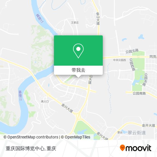 重庆国际博览中心地图