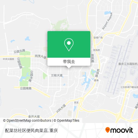 配菜坊社区便民肉菜店地图