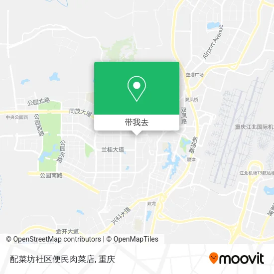 配菜坊社区便民肉菜店地图