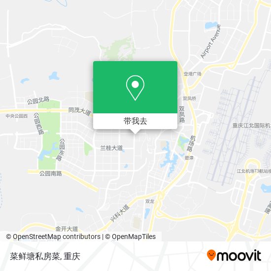 菜鲜塘私房菜地图
