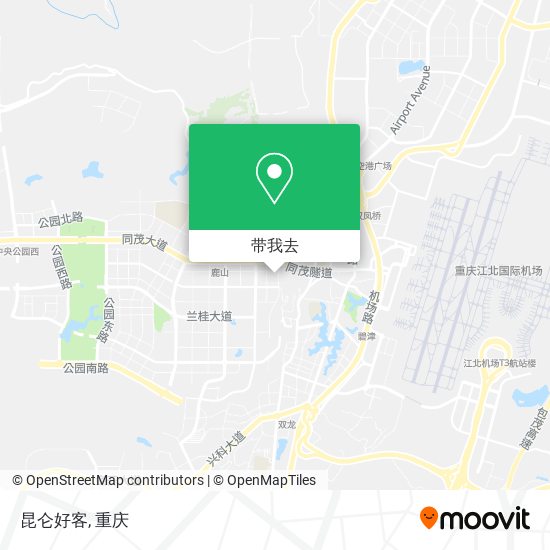 昆仑好客地图