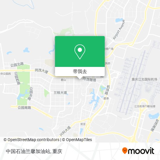 中国石油兰馨加油站地图
