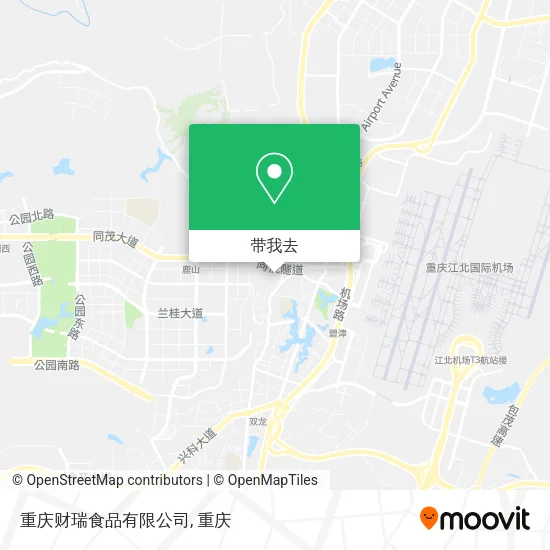 重庆财瑞食品有限公司地图