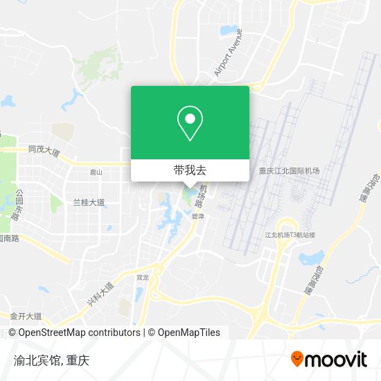 渝北宾馆地图