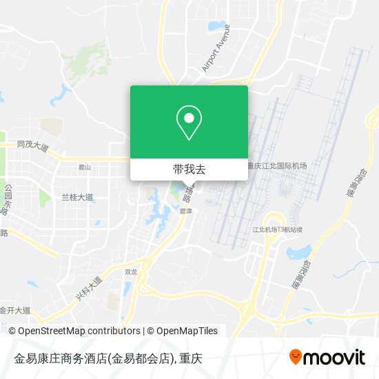 金易康庄商务酒店(金易都会店)地图