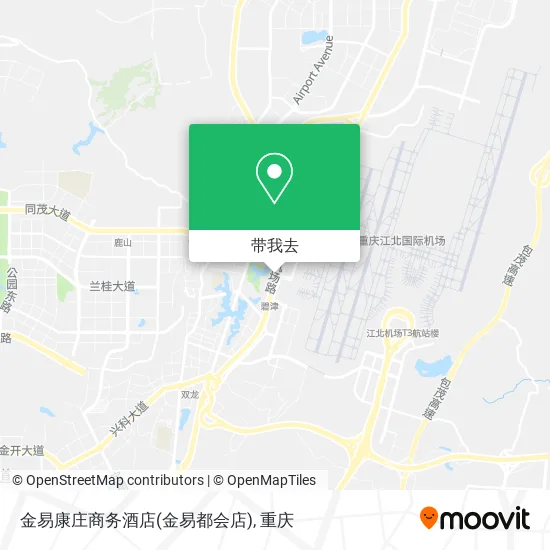 金易康庄商务酒店(金易都会店)地图