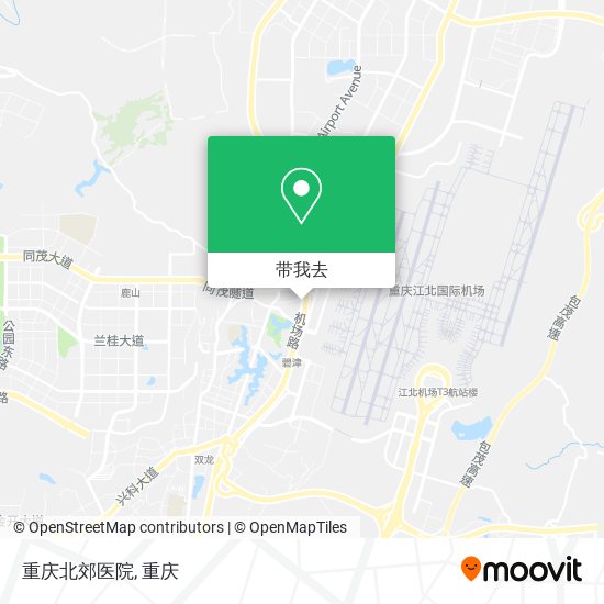 重庆北郊医院地图