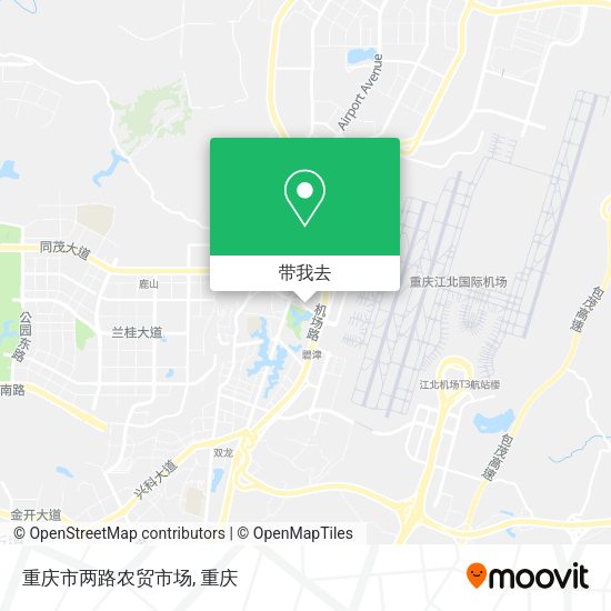 重庆市两路农贸市场地图