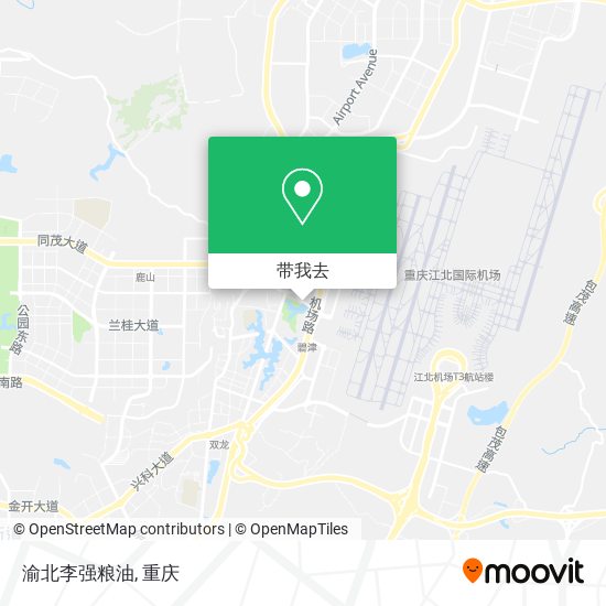 渝北李强粮油地图