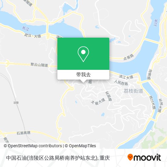 中国石油(涪陵区公路局桥南养护站东北)地图