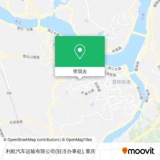 利航汽车运输有限公司(驻涪办事处)地图