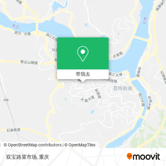 双宝路菜市场地图